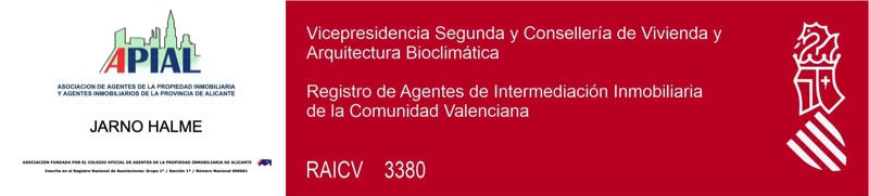 RAICV – Registro de Agentes de Intermediación Inmobiliaria de la Comunidad Valenciana